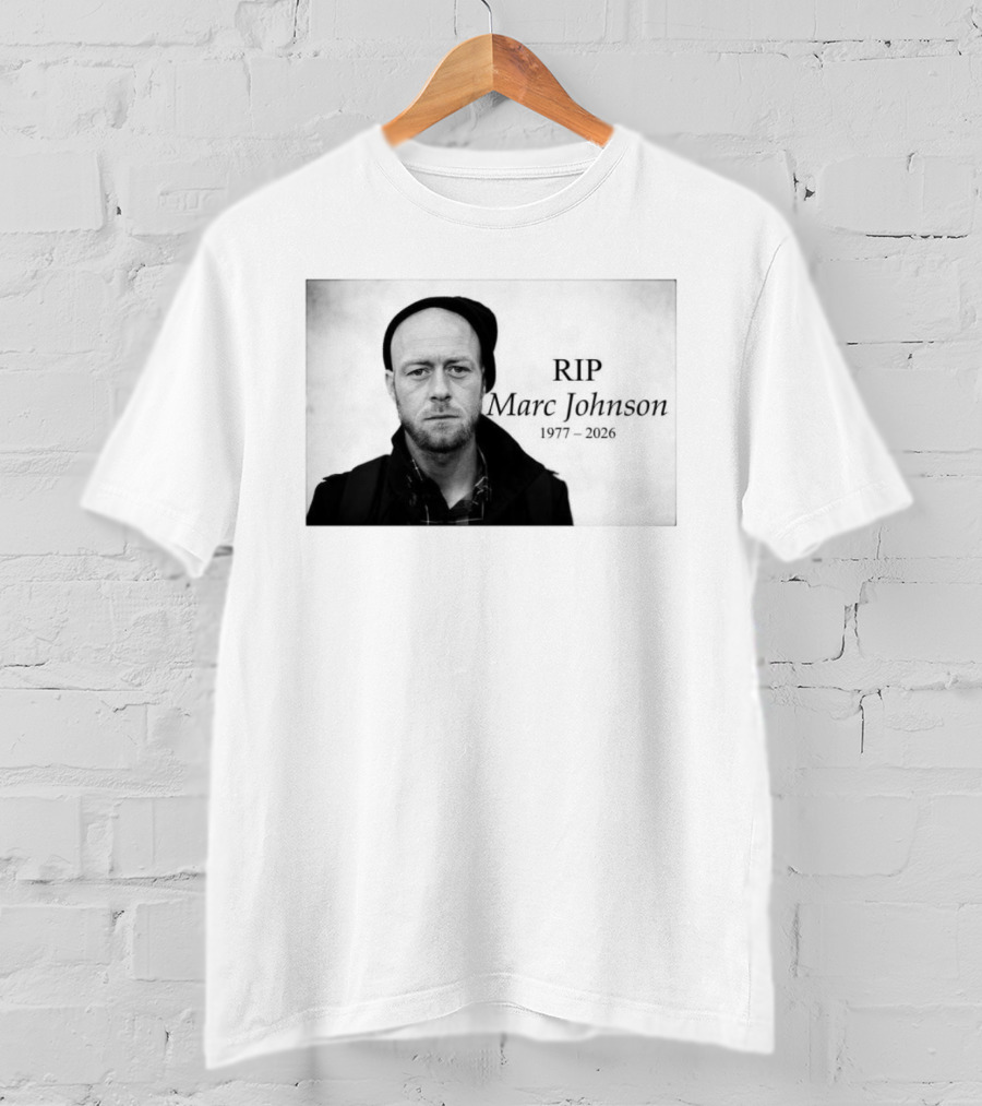 RIP Marc Johnson 1977 2026 Memorial T-Shirt