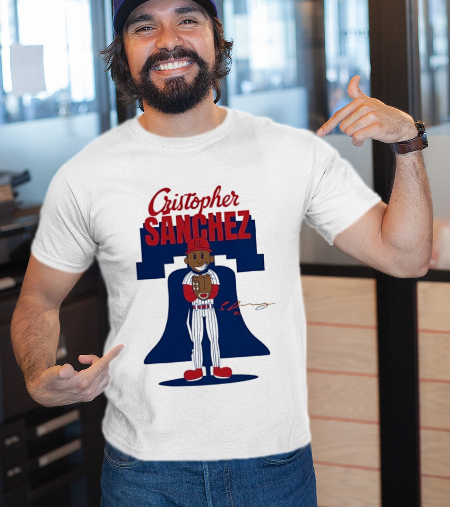 Cristopher Sanchez Philadelphia Phillies MLB Player Number 61 T-Shirt