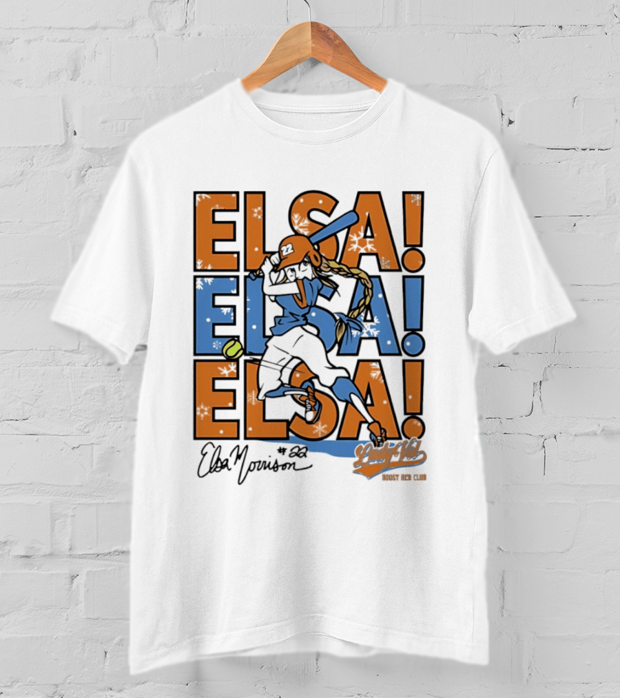 Elsa Morrison Lady Vol Tennessee Elsa 22 Boost Her Club T-Shirt