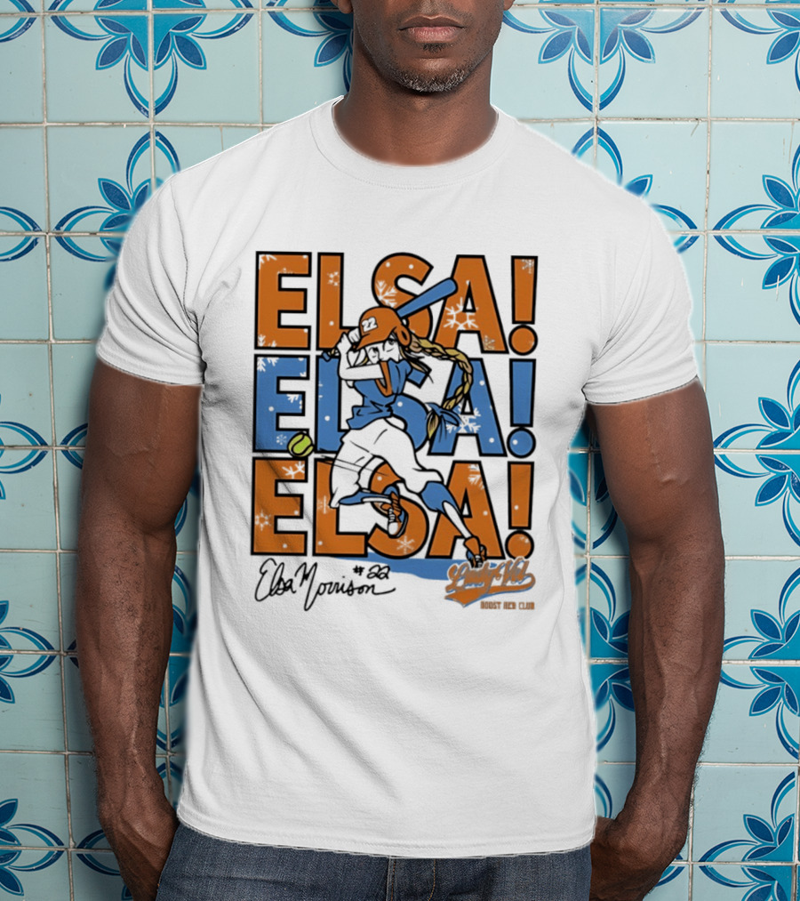 Elsa Morrison Lady Vol Tennessee Elsa 22 Boost Her Club T-Shirt
