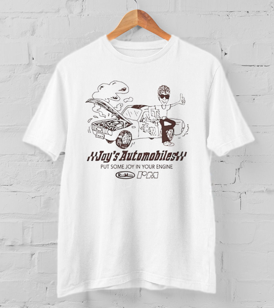 Joy's Automobiles Put Some Joy In Your Engine Fun Car Drawing T-Shirt