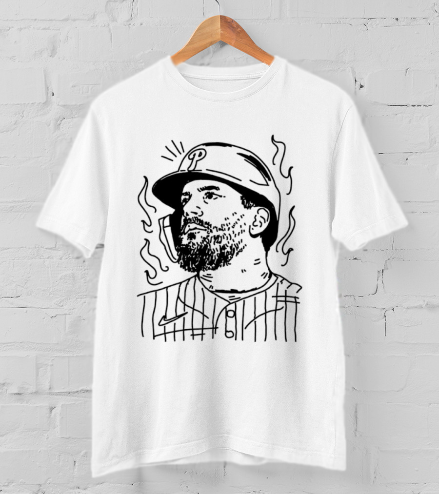 Kyle Phillies Sketch Ring The Bell T-Shirt