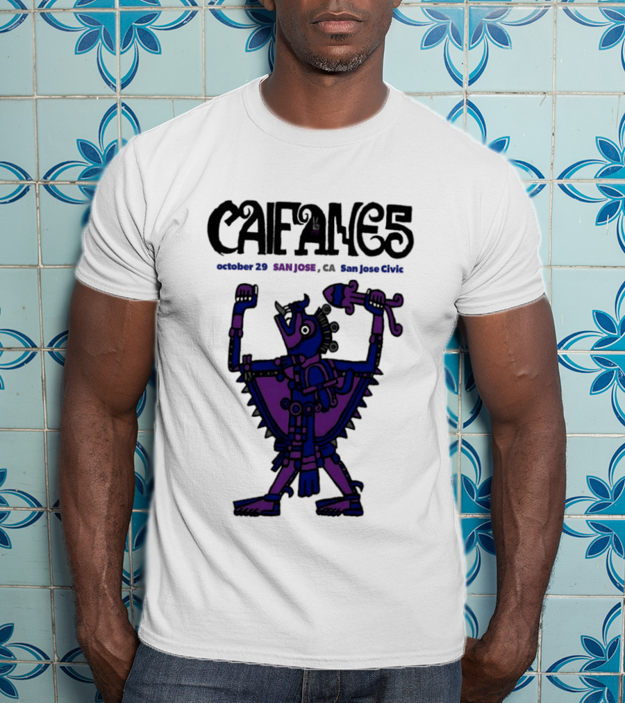 Caifanes October 29 2026 San Jose CA Concert T-Shirt