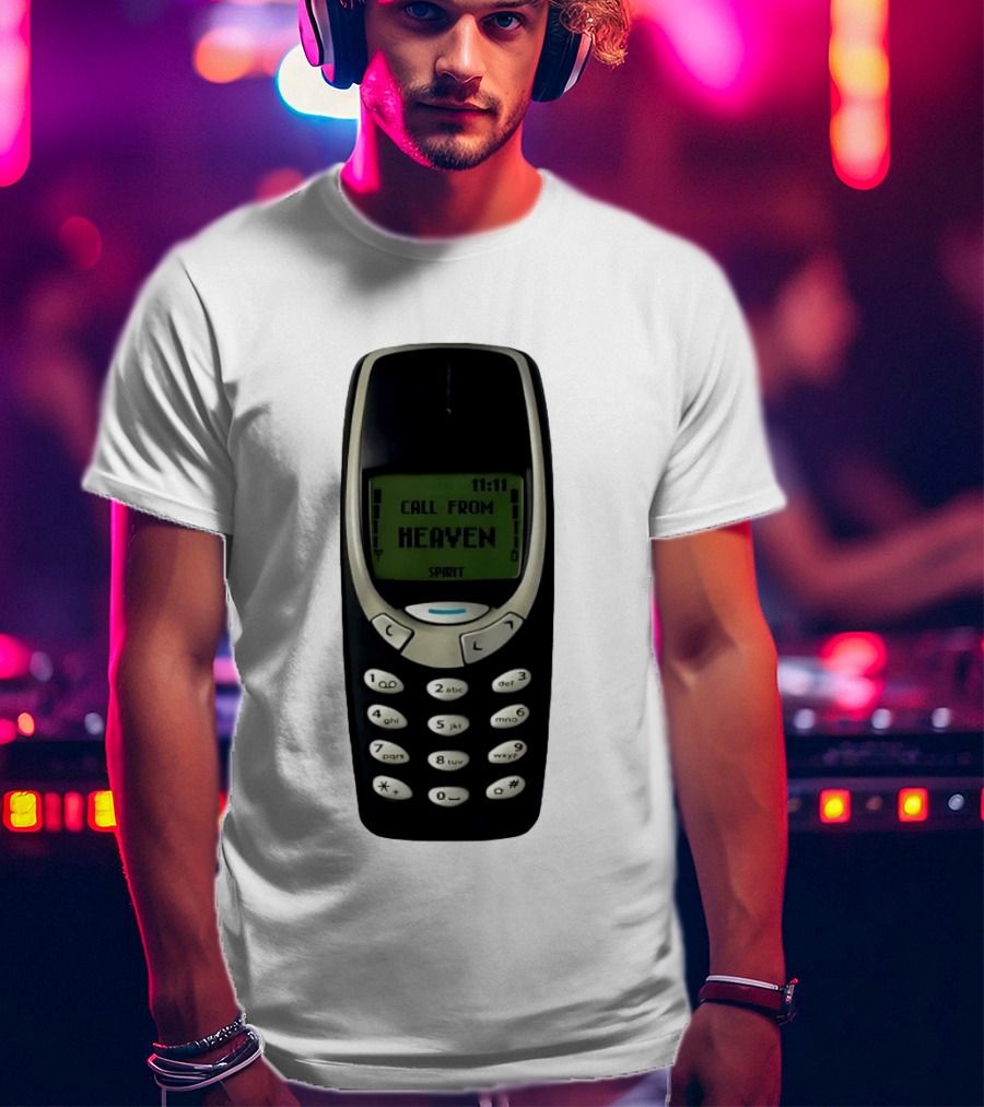 11:11 Call From Heaven Spirit Vintage Phone T-Shirt