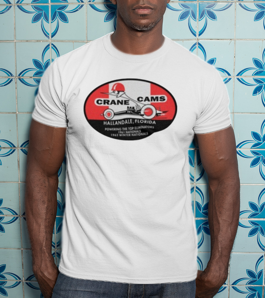 Crane Cams Hallandale Florida 1962 Winter Nationals Eliminator Racing T-Shirt