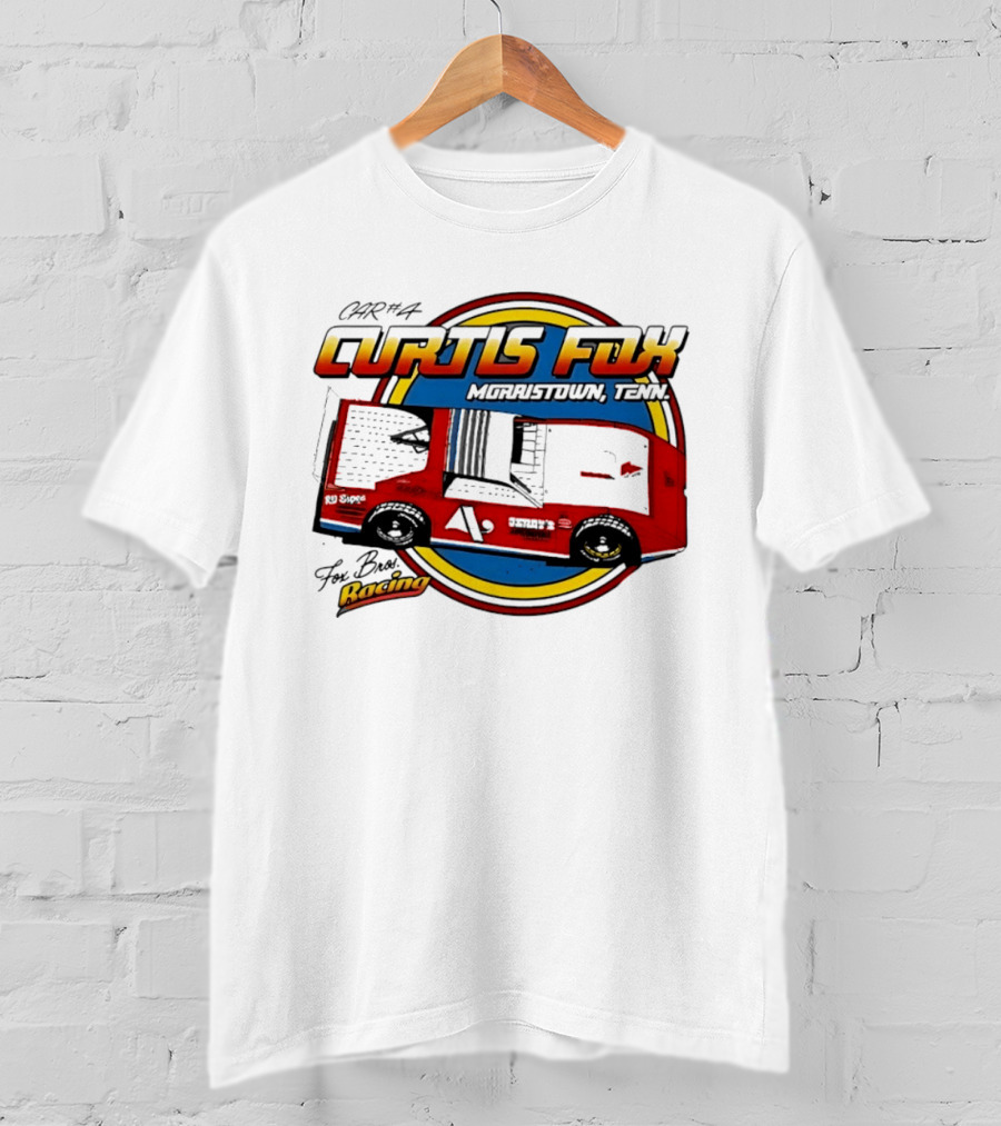 Curtis Fox Morristown Tennessee Fox Bros Racing Car No 4 T-Shirt