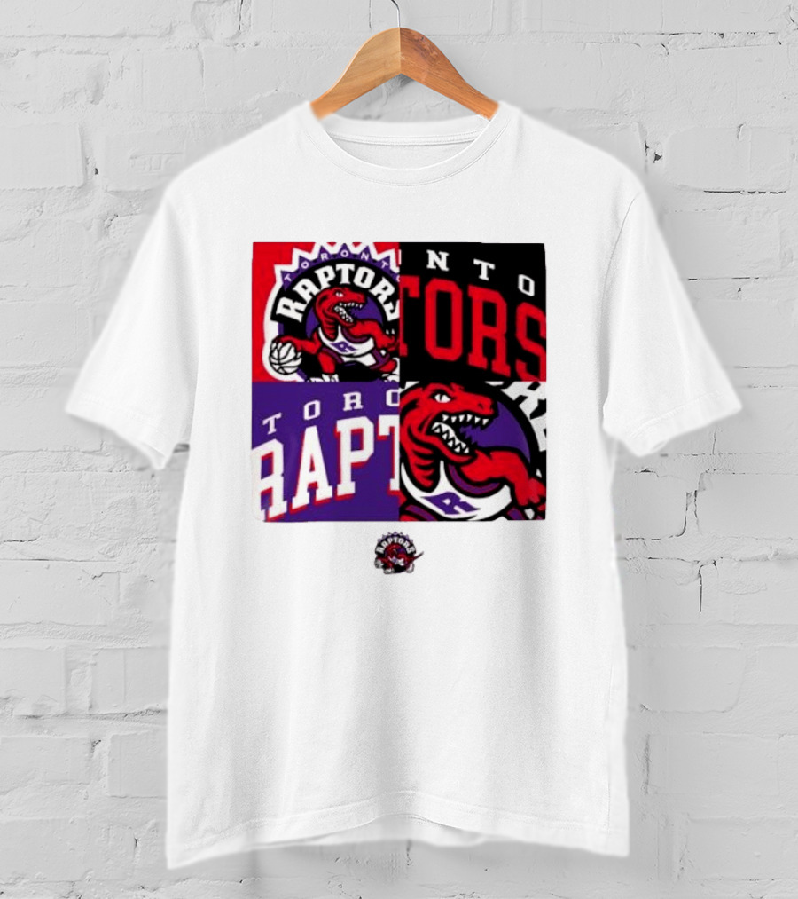 Toronto Raptors NBA Block Team Logo Graphic Raptors Basketball T-Shirt