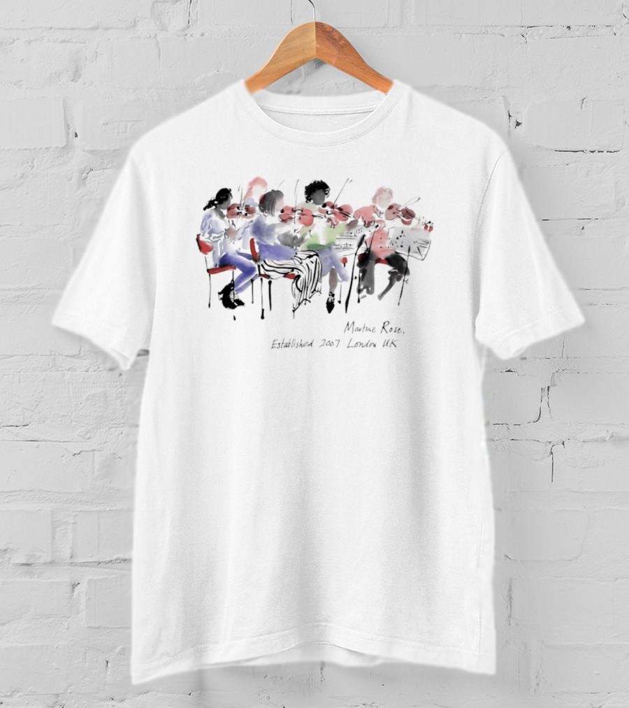 Martine Rose Established 2007 London UK Violin Orchestra Ensemble T-Shirt
