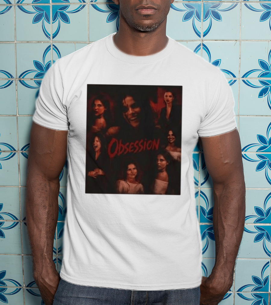 Obsession Nikki Multiple Expressions Dark Red Portraits T-Shirt