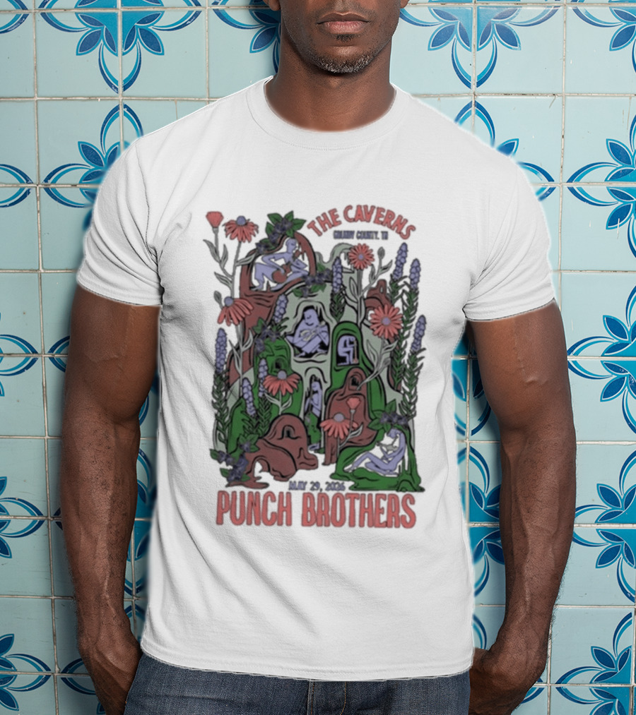 Punch Brothers Live Concert The Caverns Pelham TN 05.29.2026 T-Shirt
