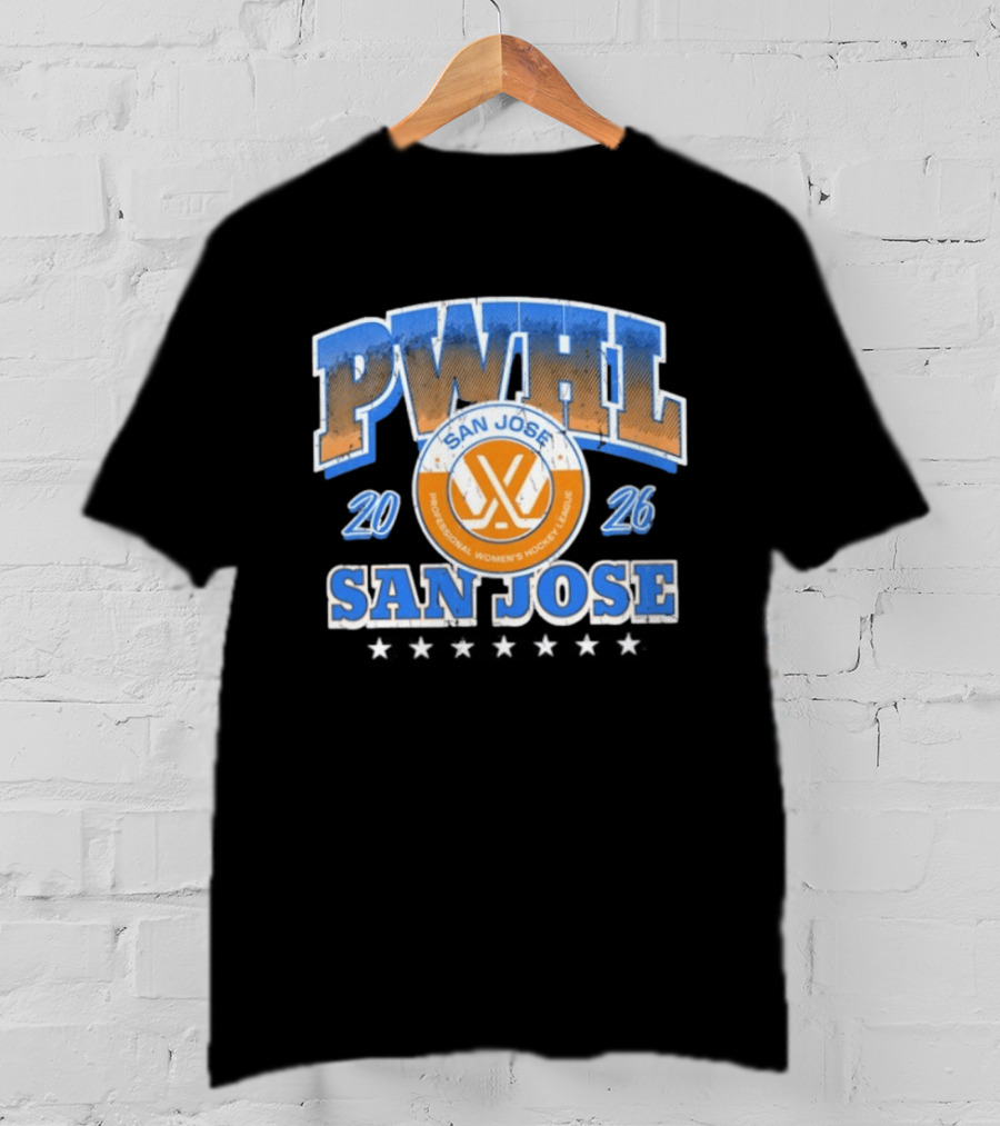 2026 PWHL San Jose Professional Women's Hockey League Lil' Olsen Sportiqe T-Shirt