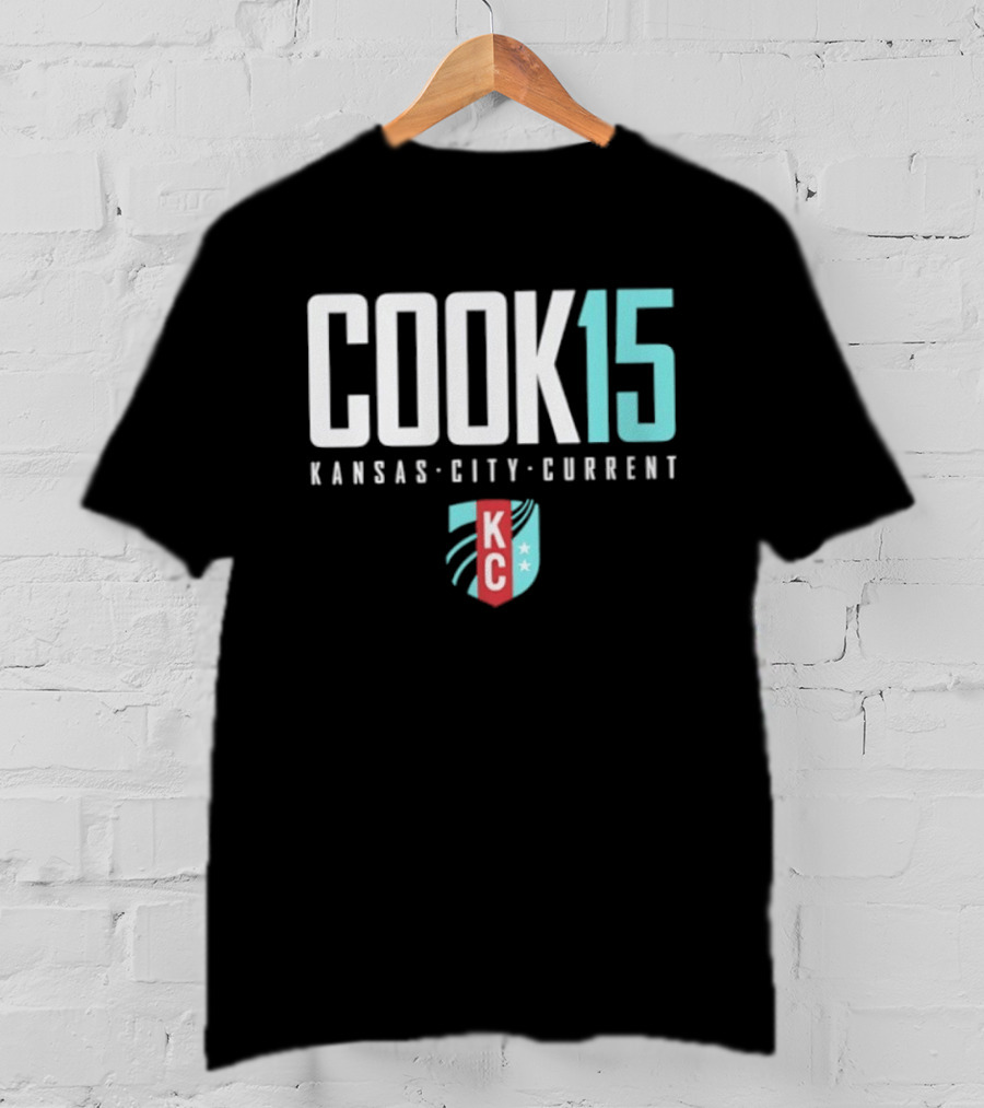 COOK 15 Kansas City Current NWSL KC T-Shirt