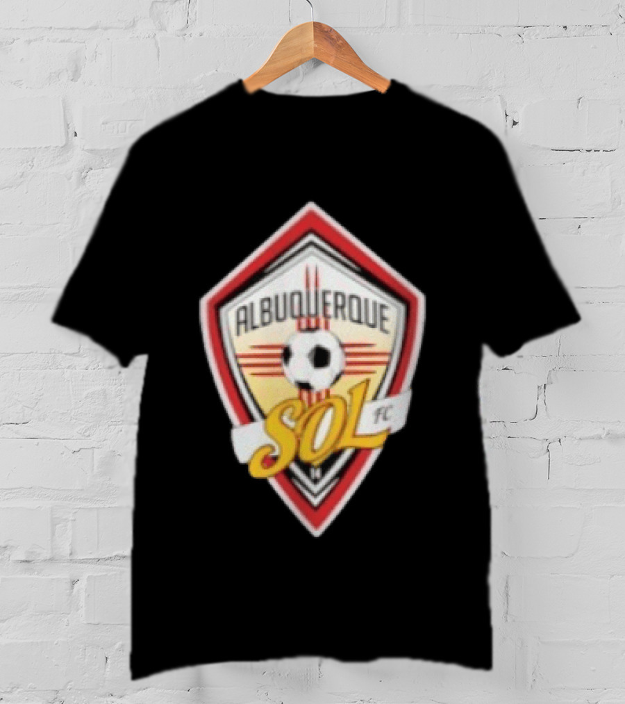 Albuquerque Sol FC Soccer Emblem 2026 Football T-Shirt