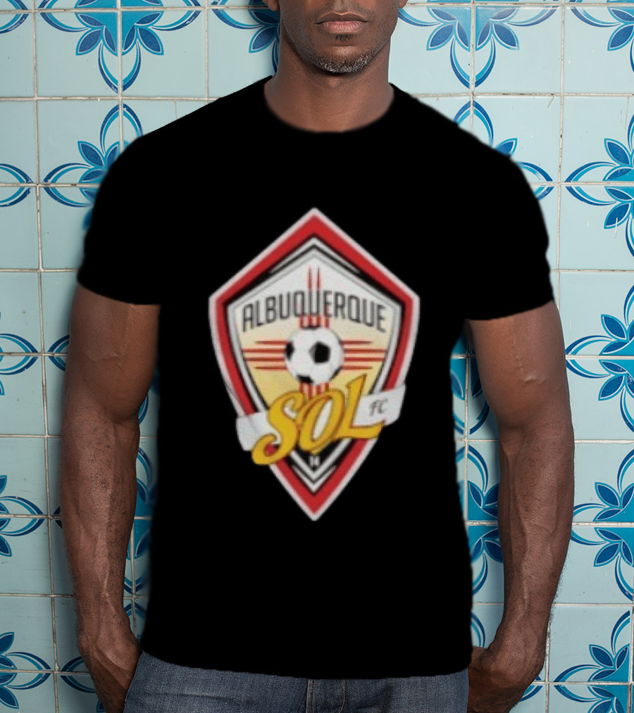 Albuquerque Sol FC Soccer Emblem 2026 Football T-Shirt