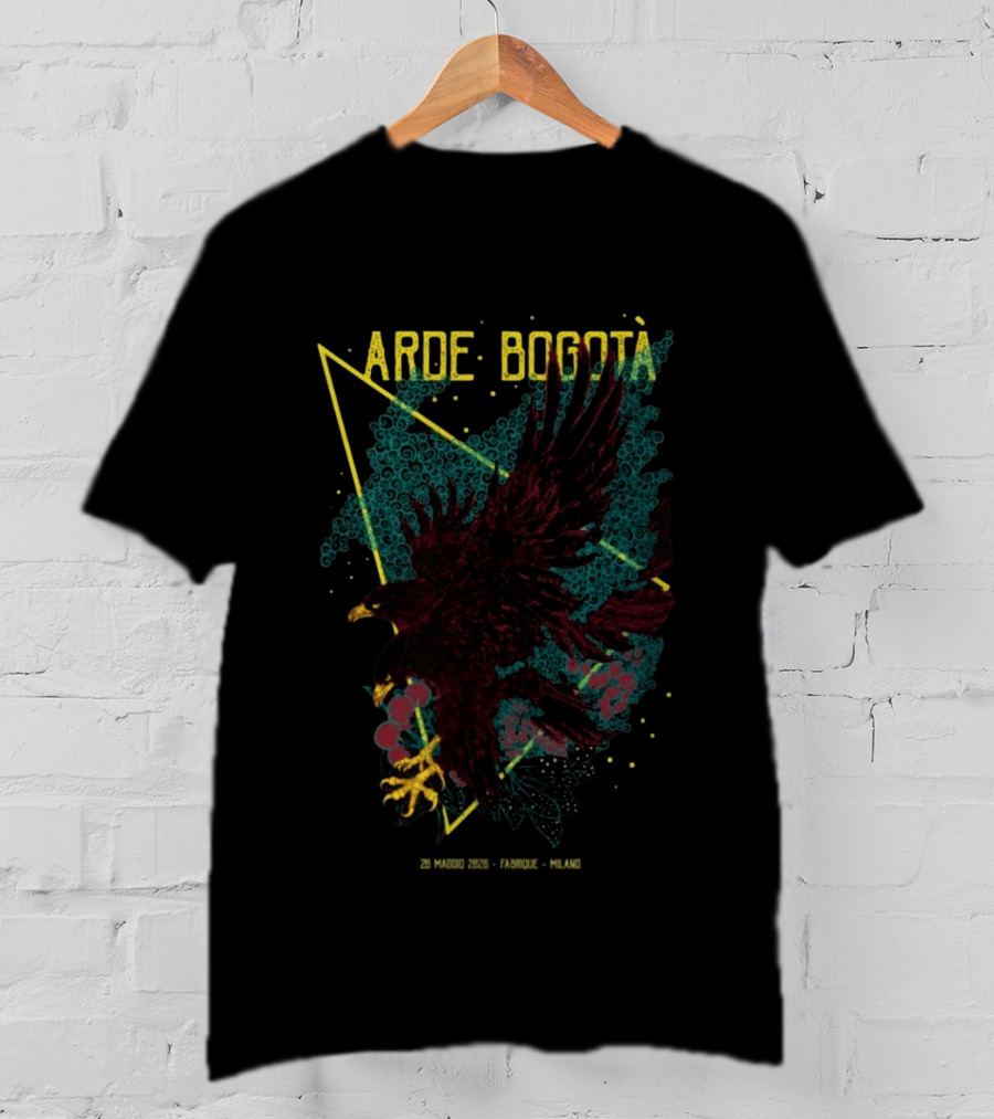 Arde Bogota May 28 2026 Fabrique Milan Italy Eagle Triangles Circles T-Shirt