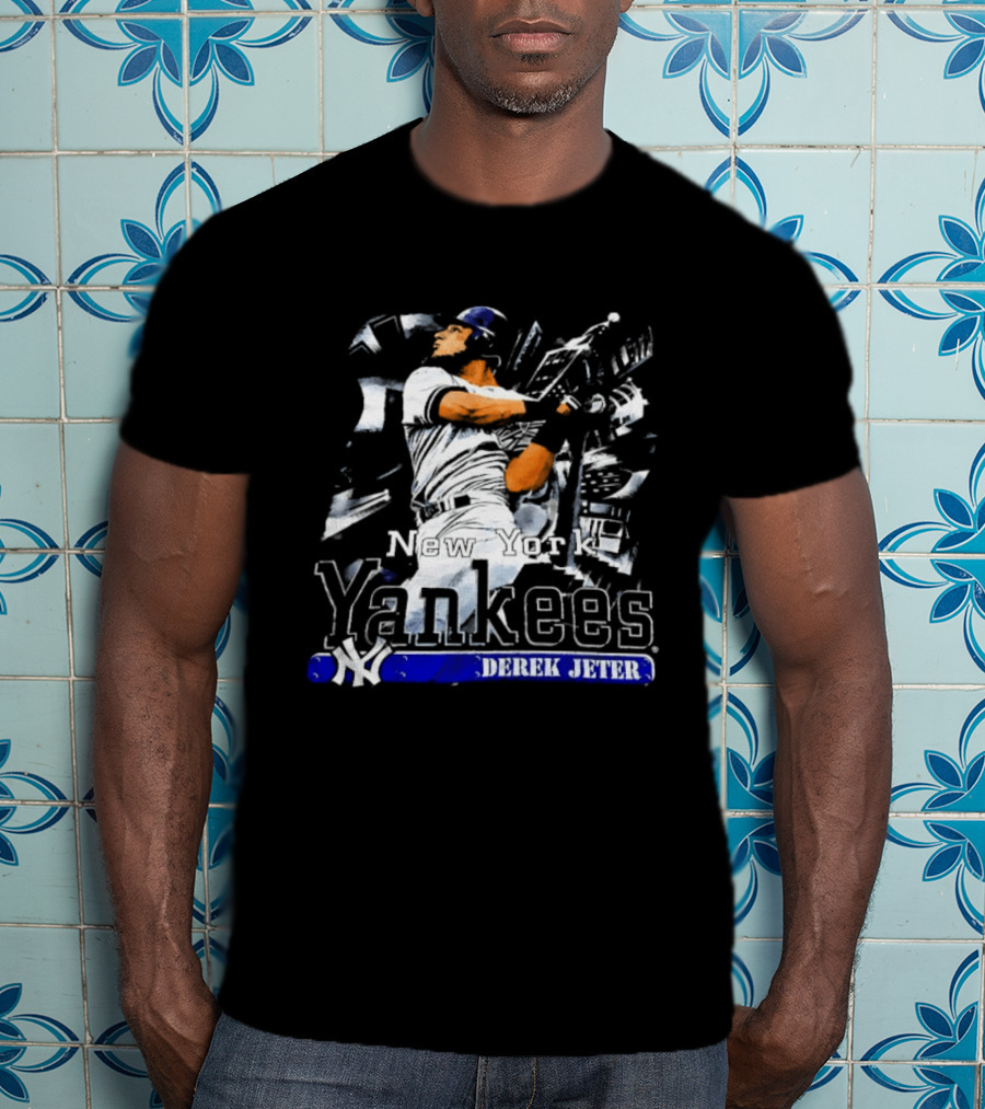 Yankees Derek Jeter Career Highlights New York Baseball Legend T-Shirt