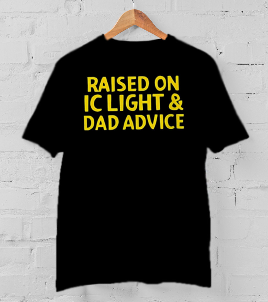 Raised On IC Light & Dad Advice Vintage Yellow Nostalgia T-Shirt