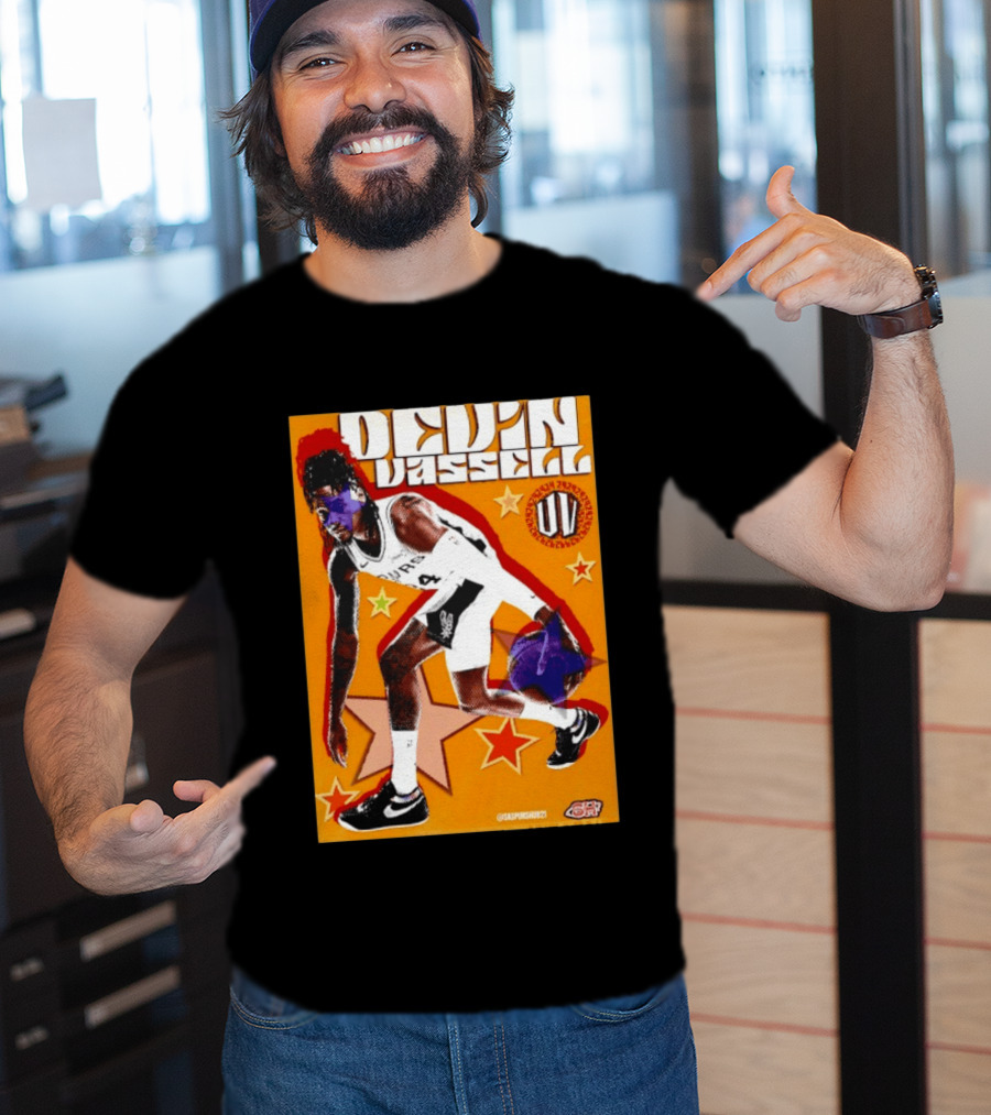 Devin Vassell San Antonio Spurs Basketball Star Orange T-Shirt