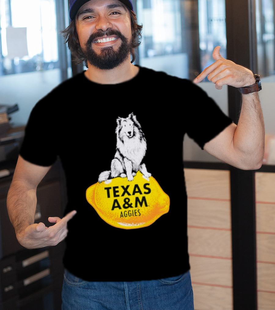 Texas A And M Aggies Husky Lemon T-Shirt