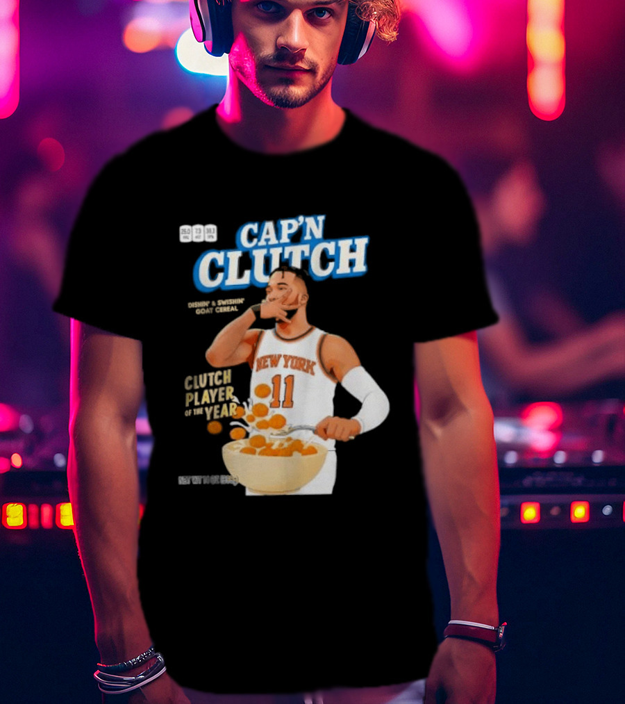 Cap'n Clutch New York Eleven Clutch Player Of The Year T-Shirt