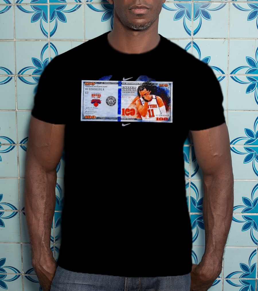 Jalen Brunson New York Knicks United Kinicks NBA Money Note T-Shirt