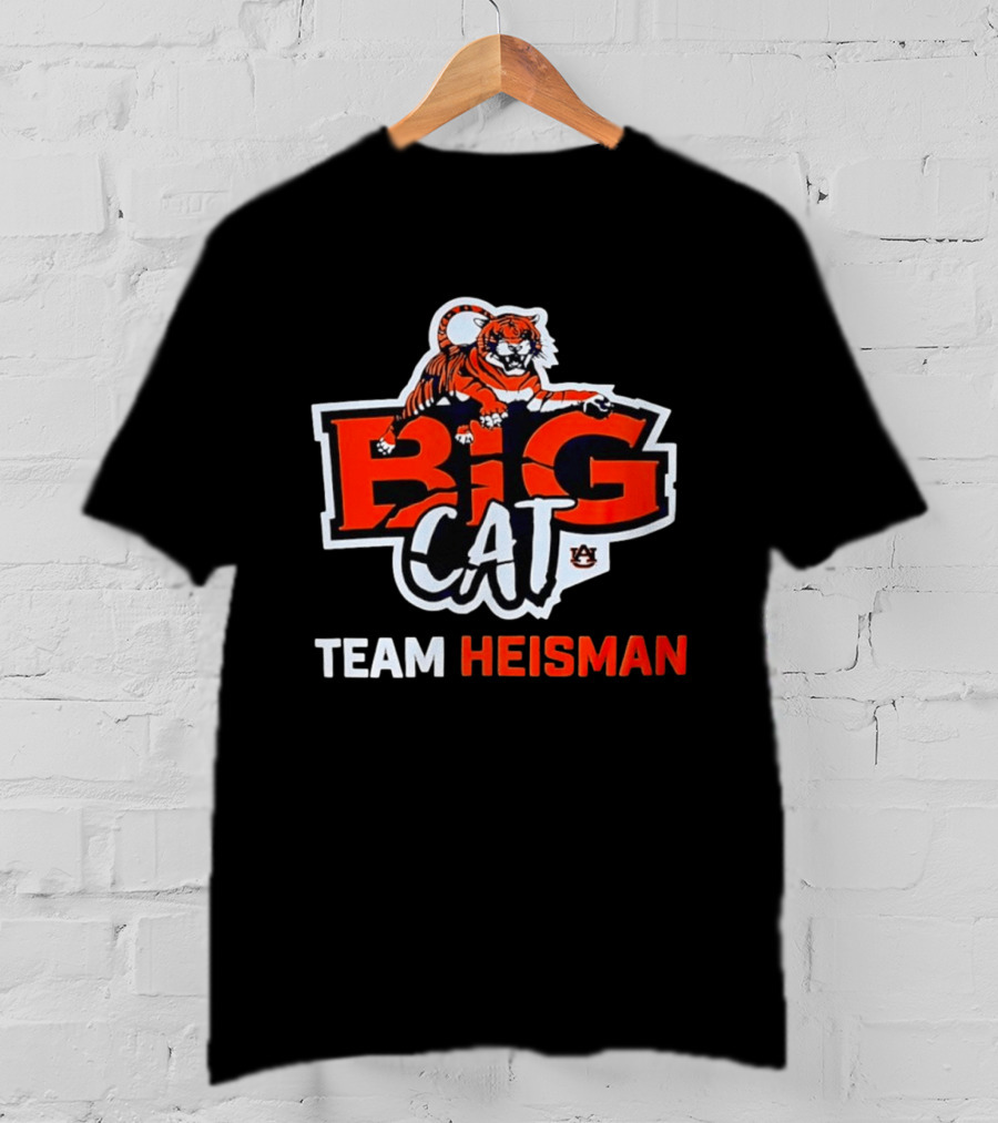 Auburn Big Cat Tiger Team Heisman T-Shirt
