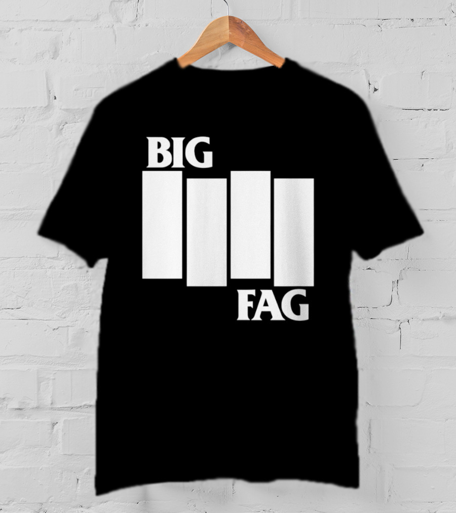 Big Fag Black Flag Bars 2026 T-Shirt