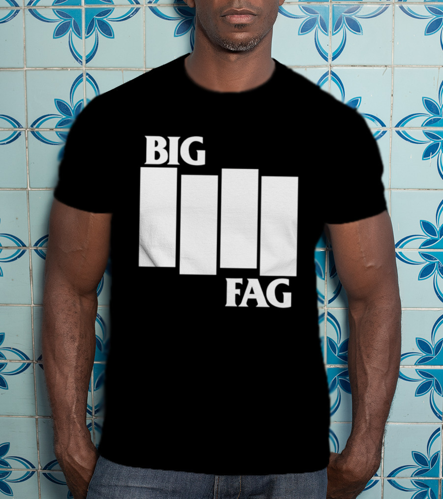 Big Fag Black Flag Bars 2026 T-Shirt