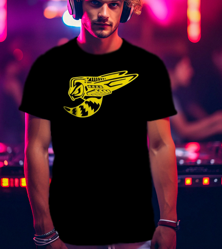Supercharged Hornet Racing Style Yellow Black Hornet T-Shirt