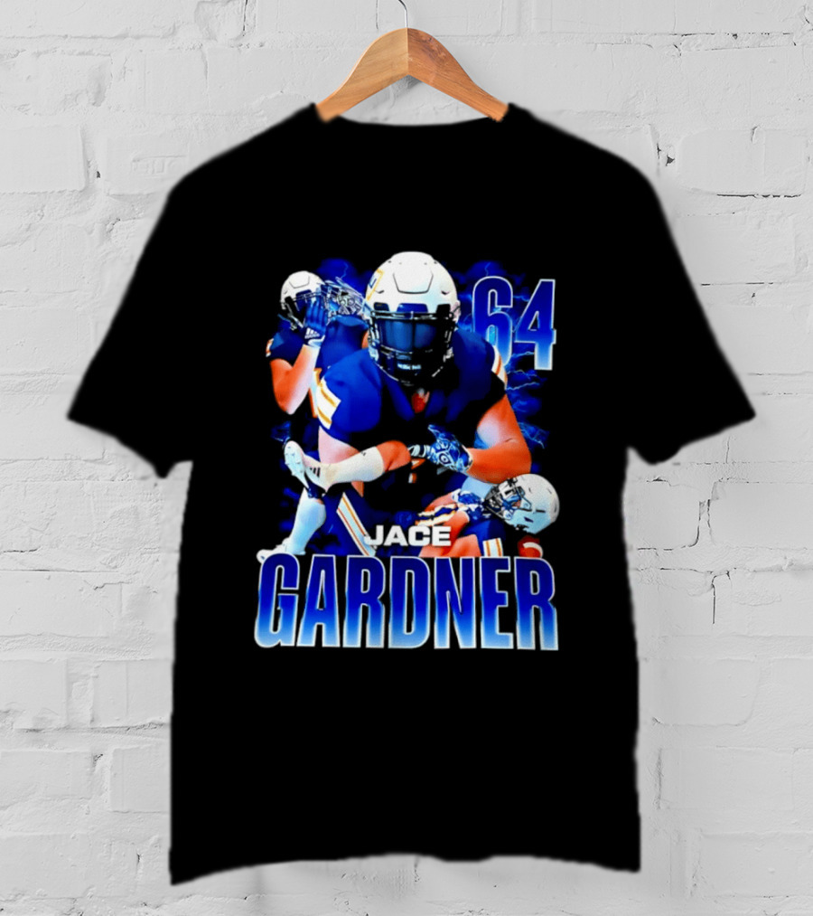 Jace Gardner 64 Football Lightning Sports T-Shirt