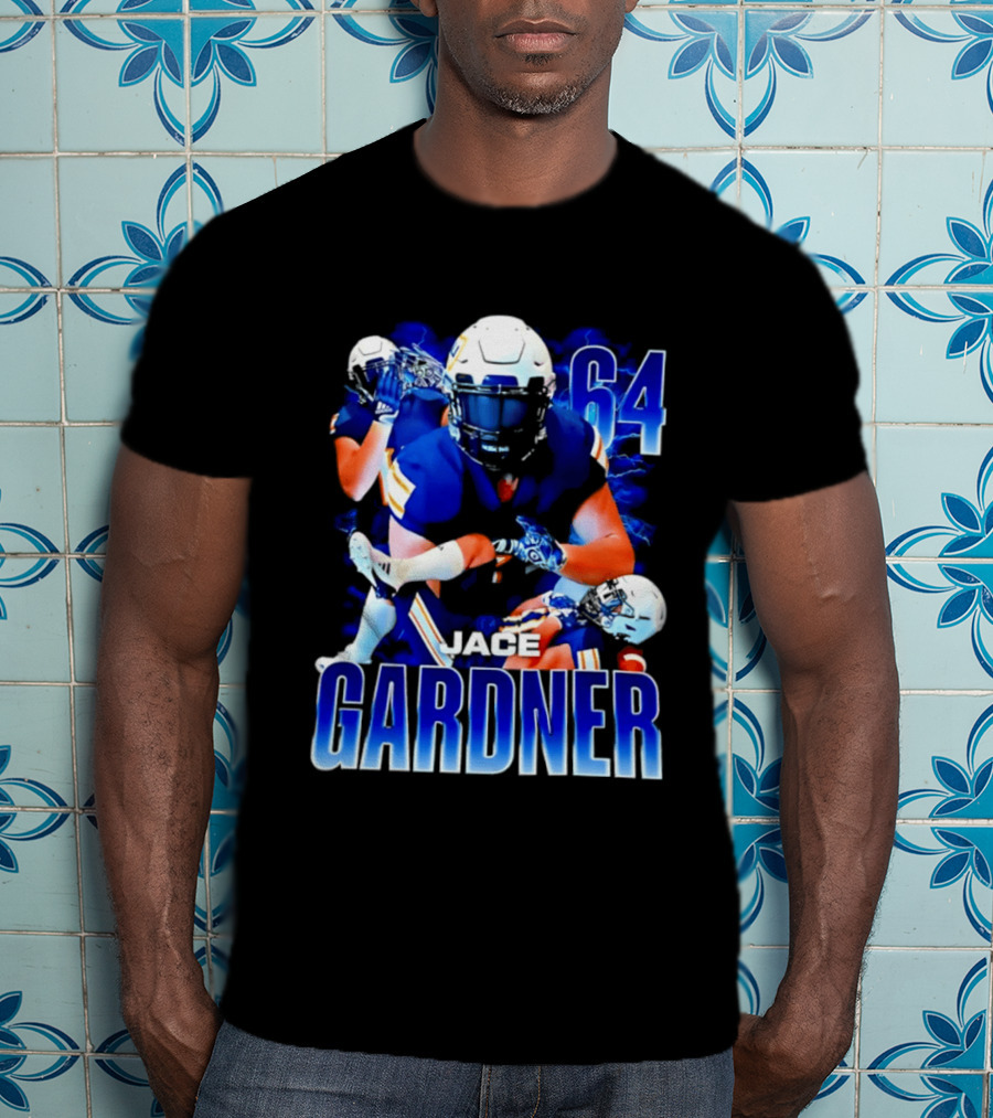 Jace Gardner 64 Football Lightning Sports T-Shirt