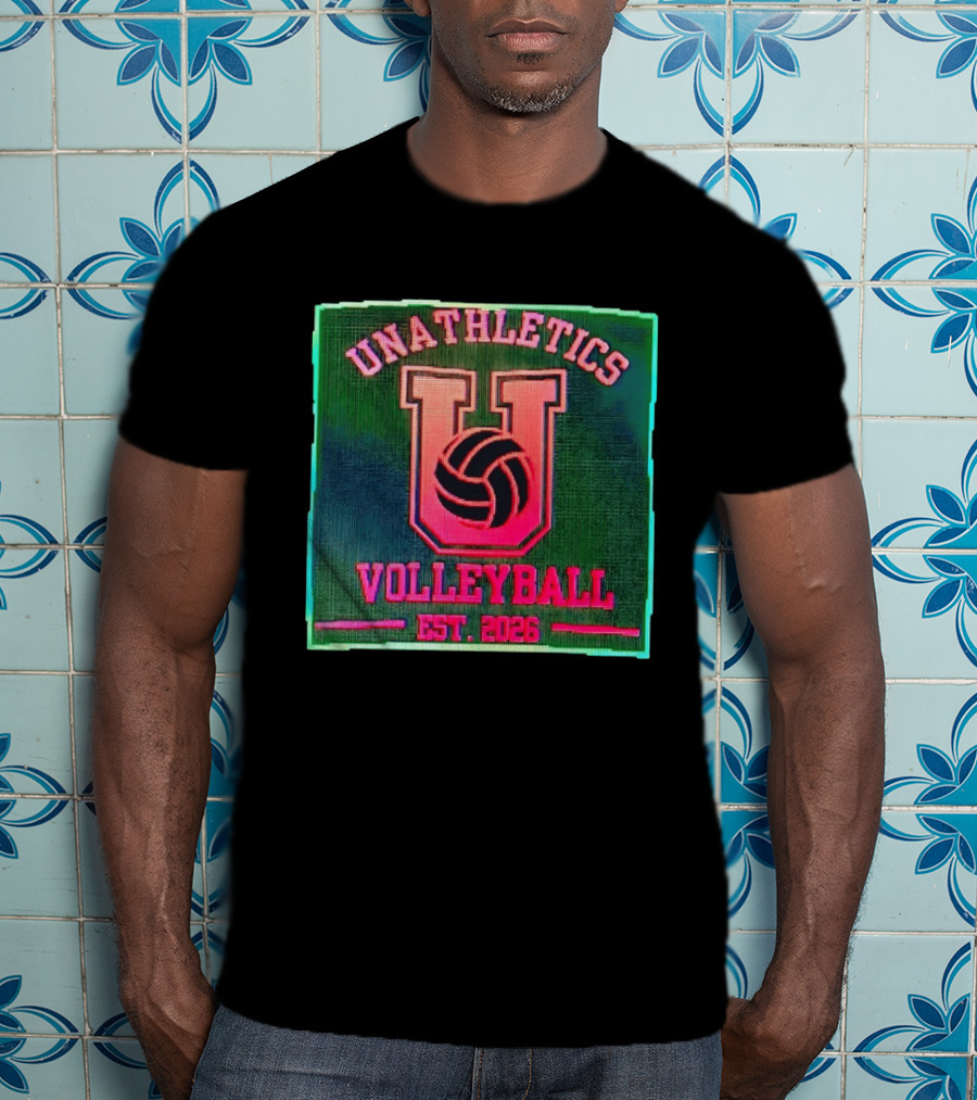 Unathletics U Volleyball Est. 2026 Retro Sportswear T-Shirt