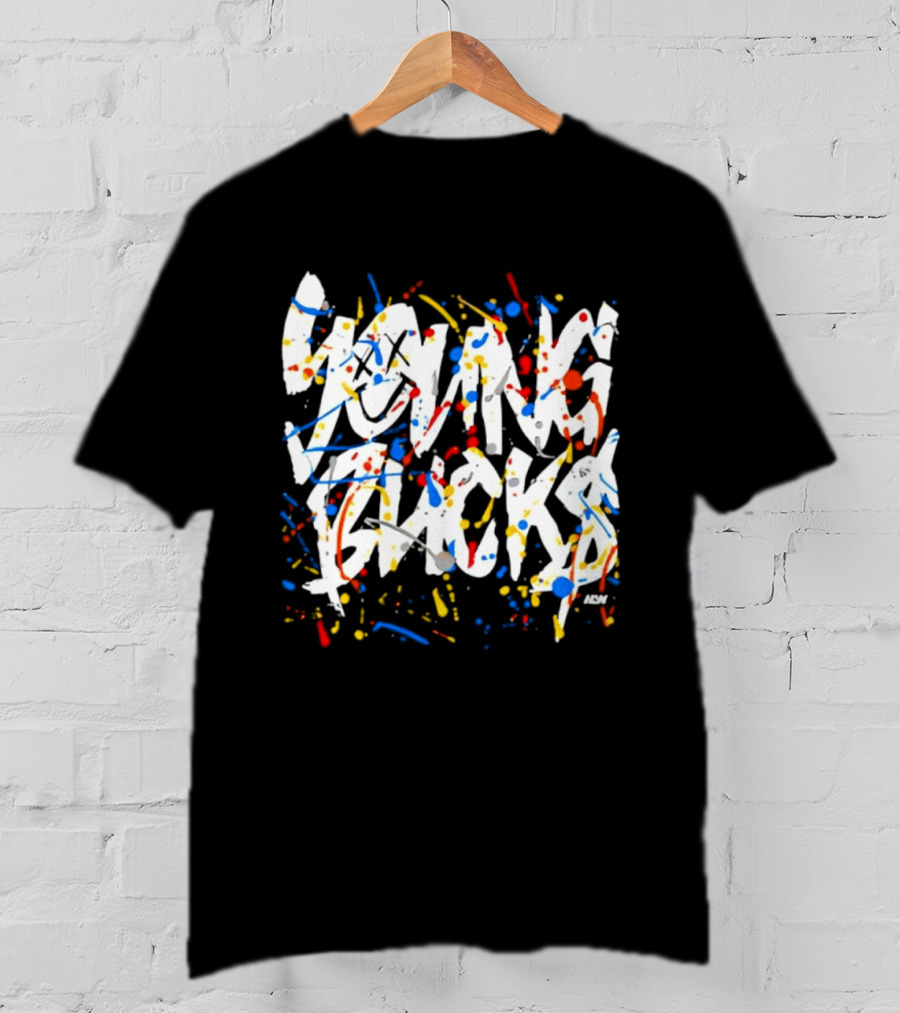 Young Bucks Colorful Splatter Street T-Shirt