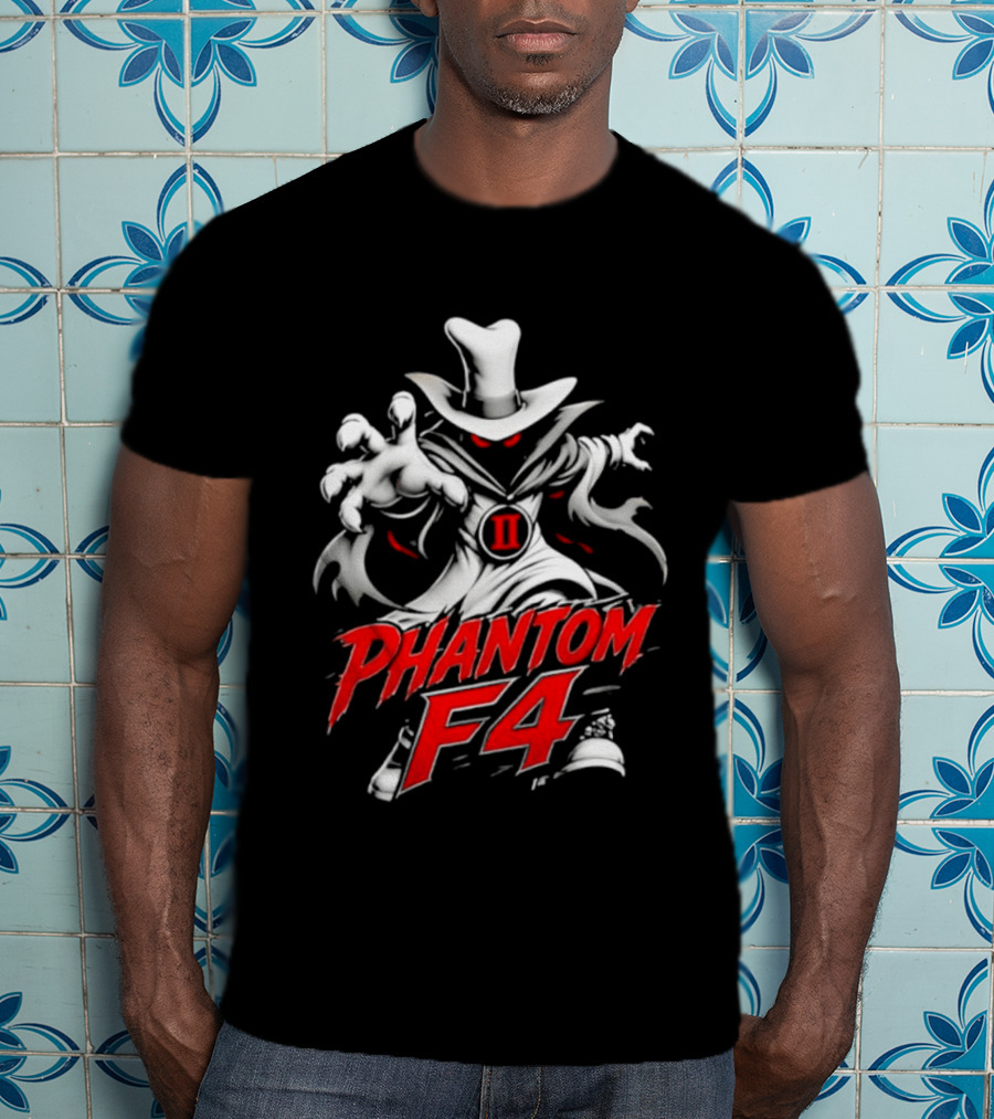 Phantom F4 Red Eyes Top Hat Cloaked Specter II T-Shirt
