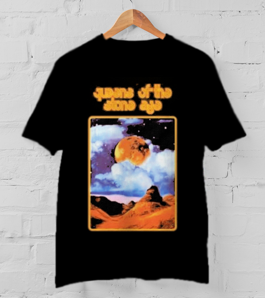 Queens Of The Stone Age Cosmic Moon Scene T-Shirt