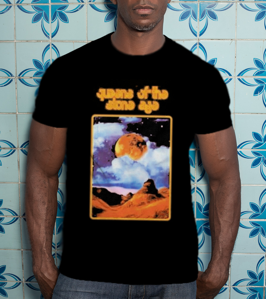 Queens Of The Stone Age Cosmic Moon Scene T-Shirt