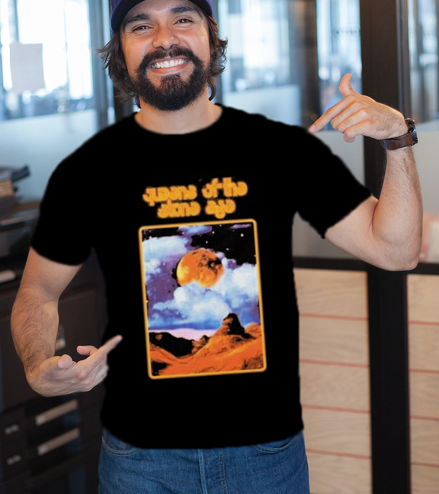 Queens Of The Stone Age Cosmic Moon Scene T-Shirt
