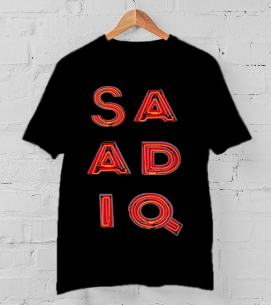Raphael Saadiq Neon Stacked Letters T-Shirt
