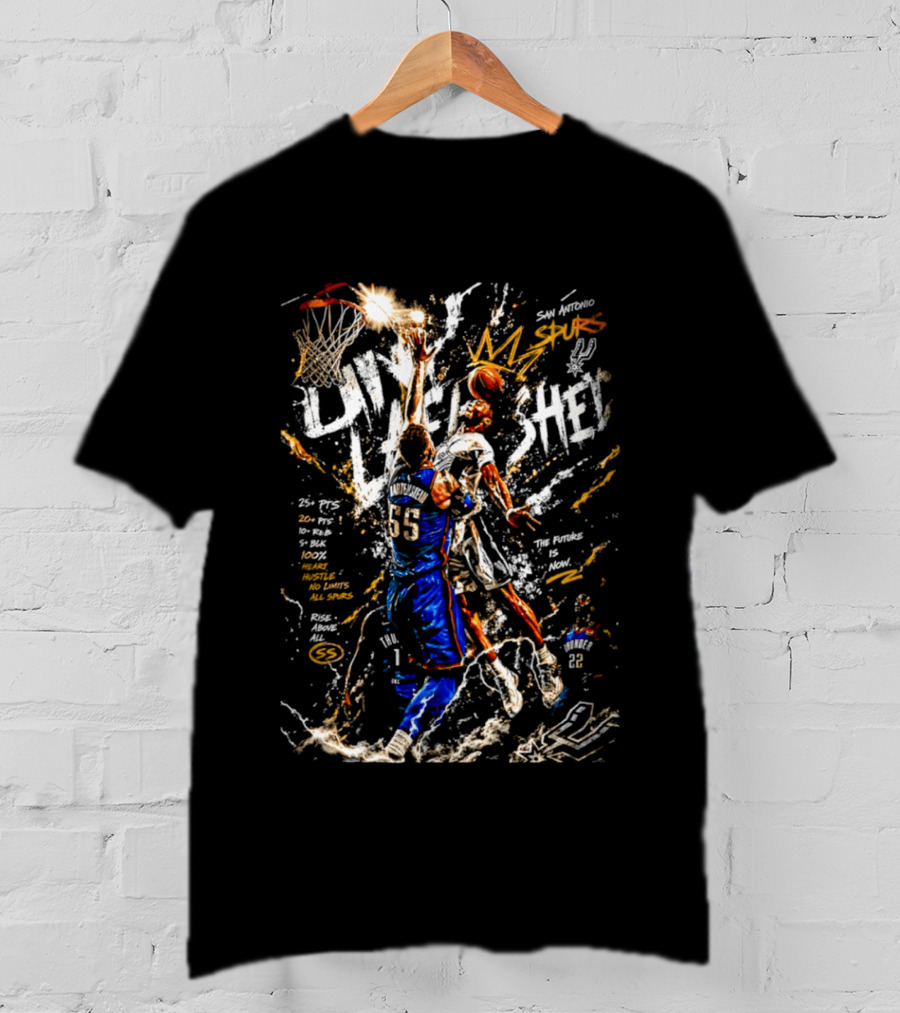 San Antonio Spurs Vs OKC Thunder The Future Is Now Basketball Matchup Live Let Em Know T-Shirt