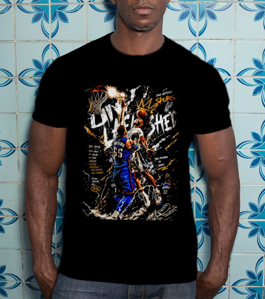 San Antonio Spurs Vs OKC Thunder The Future Is Now Basketball Matchup Live Let Em Know T-Shirt