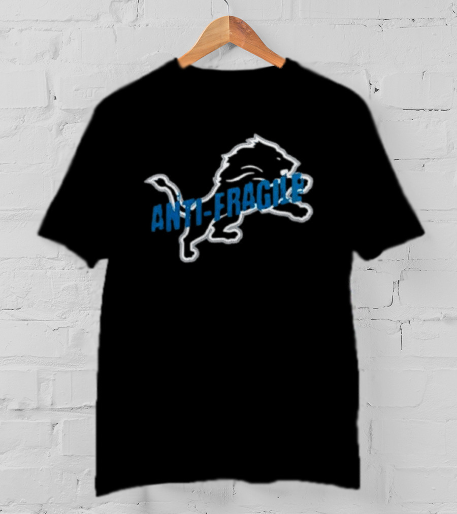 Detroit Lions Anti Fragile Jack Campbell Linebacker Collaboration T-Shirt