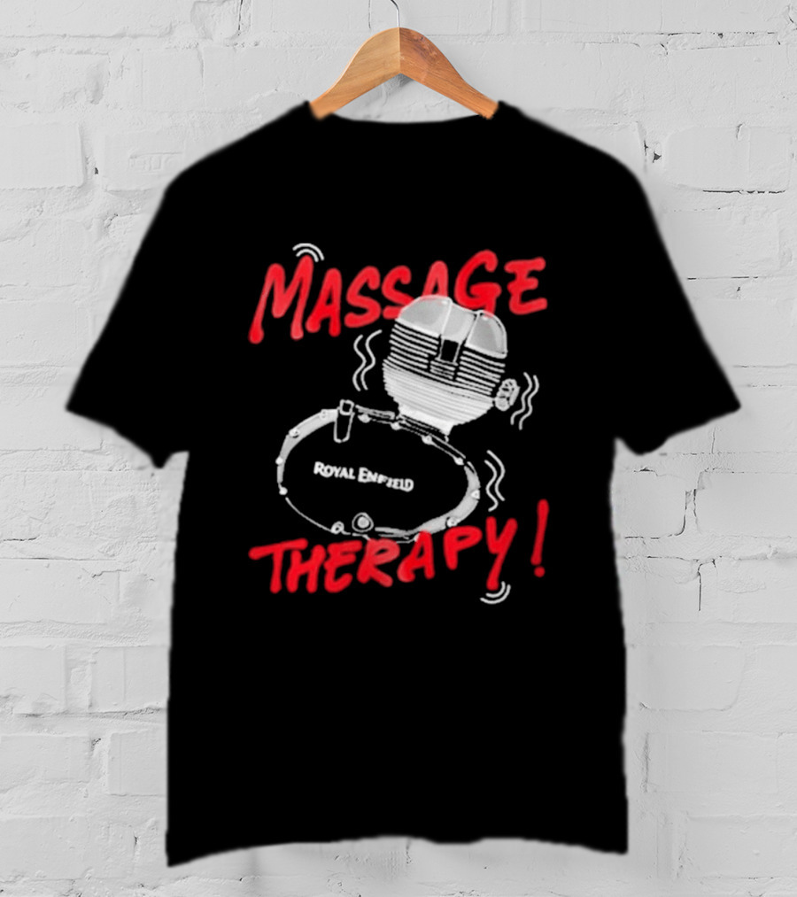 Srinivas Ganesh Royal Enfield Massage Therapy T-Shirt