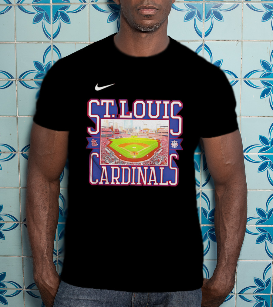 St. Louis Cardinals Baseball Stadium Nike MLB T-Shirt
