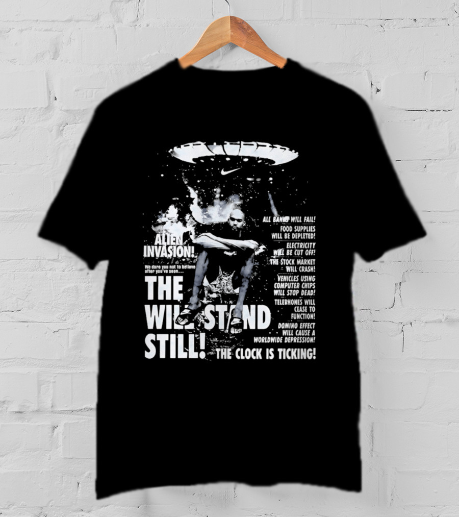 Victor Wembanyama San Antonio Spurs Alien Invasion The Will Stand Still The Is Ticking T-Shirt