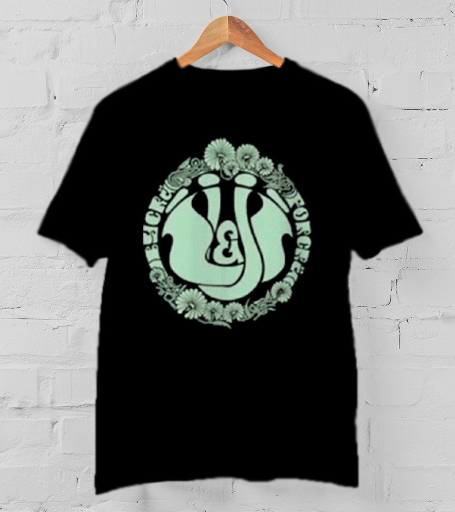 Massenomics Unpaid And Underrated Flowered Circular T-Shirt