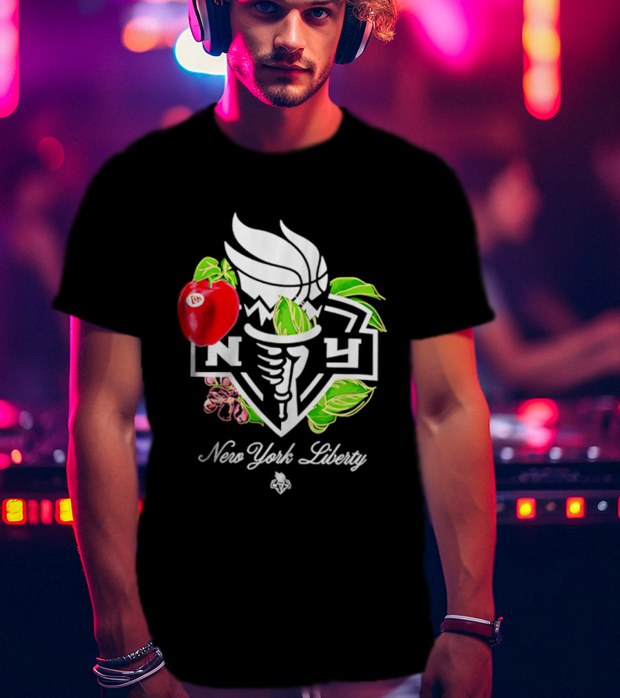 New York Liberty Floral Fruit Capsule Collection T-Shirt