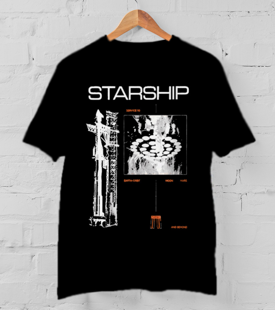 Nicki Minaj Starship Launch Countdown Starbase Flight 12 T-Shirt