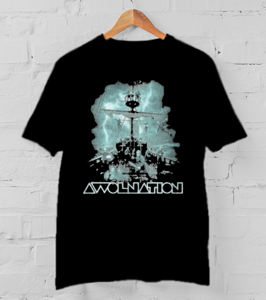 Awolnation Shiprocked Ocean Adventure Skull T-Shirt