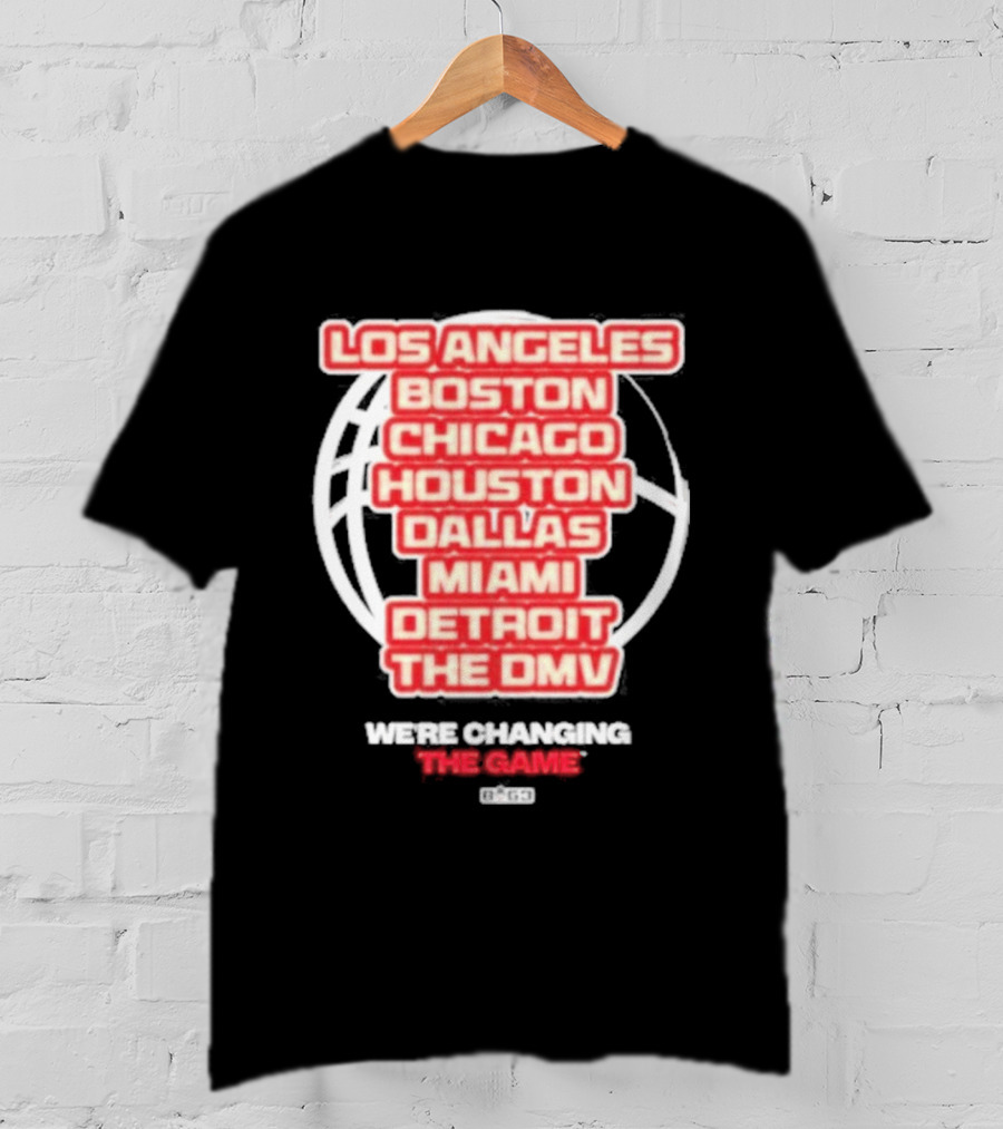 Big3 9Th Wonder In The Summer Los Angeles Boston Chicago Houston Dallas Miami Detroit The DMV T-Shirt