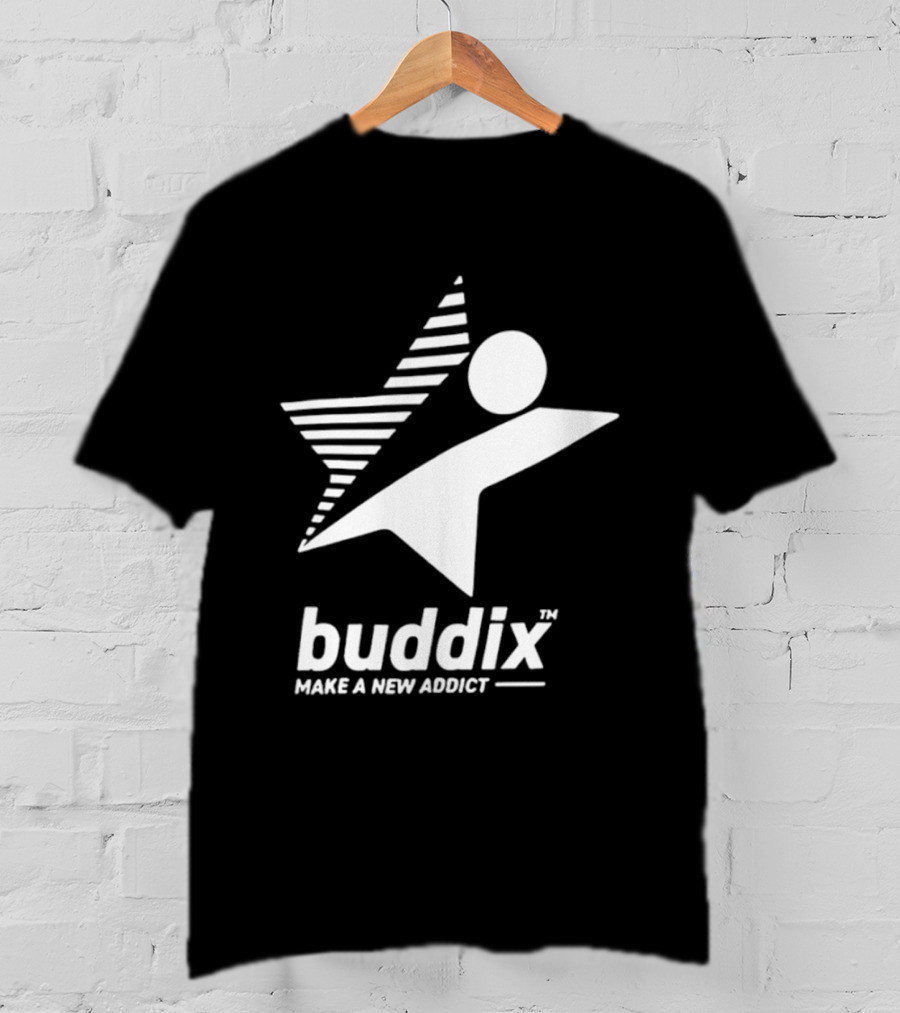 Buddix Make A New Addict Star And Sphere T-Shirt